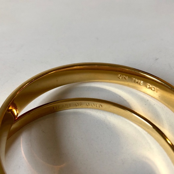 Kate Spade Gold Bangles (Set of 2) - Picture 3 of 3